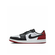 Кроссовки Jordan 1 Low, полнота F (EU)/ на среднюю стопу, размер 11US 10UK 45EU 44RU 29CM, красный, белый, черный