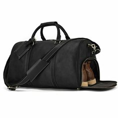Сумка дорожная , 32 л, 25х27х51 см, ручная кладь, черный матовый Camel Bags
