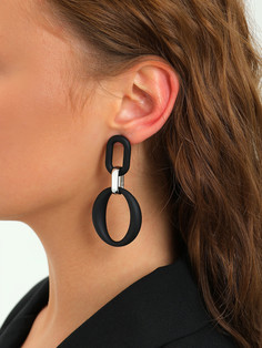 Серьги металл QF