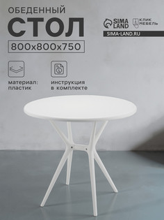 Стол круглый клик мебель