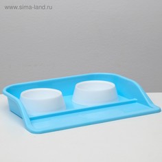 Миски для кошек с лотком пижон