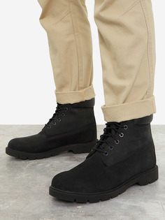 Ботинки утепленные мужские Timberland 6In Basic Boot - Contrast Collar Wp, Черный