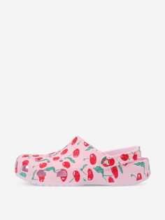 Сабо женские Crocs Classic Fresh Fruits, Розовый