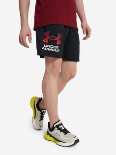 Шорты для мальчиков Under Armour Tech Logo, Черный