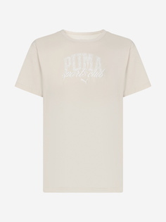 Футболка для девочек PUMA Classic, Бежевый