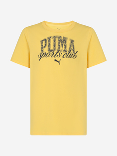 Футболка для мальчиков PUMA Classic Graphic, Желтый