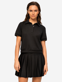Поло женское RAQUETA SPORT High-grade, Total Black, Черный Raquetasport