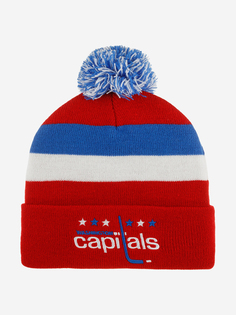 Шапка с помпоном MITCHELL NESS KTPCLD21212-WCARED1 Washington Capitals NHL (красный), Красный Mitchell&Ness