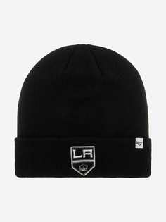 Шапка с отворотом 47 BRAND H-RKN08ACE-BK Los Angeles Kings NHL (черный), Черный 47