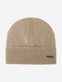 Шапка с отворотом STETSON 8599396 BEANIE MERINO WOOL (бежевый), Бежевый