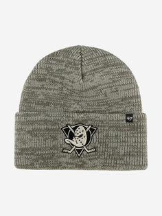 Шапка с отворотом 47 BRAND H-BRNFZ25ACE-DYA Anaheim Ducks NHL (серый), Серый 47