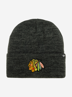 Шапка с отворотом 47 BRAND H-TBNCL04XXE-CC Chicago Blackhawks NHL (серый), Серый 47