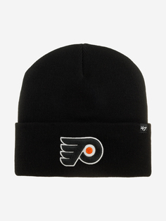 Шапка с отворотом 47 BRAND H-HYMKR14ACE-BK Philadelphia Flyers NHL (черный), Черный 47