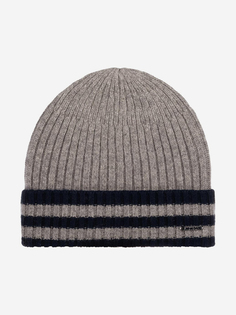 Шапка с отворотом STETSON 8599212 BEANIE CASHMERE (серый), Серый