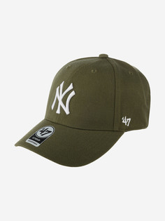 Бейсболка 47 BRAND B-MVPSP17WBP-SWL New York Yankees MLB (оливковый), Мультицвет 47