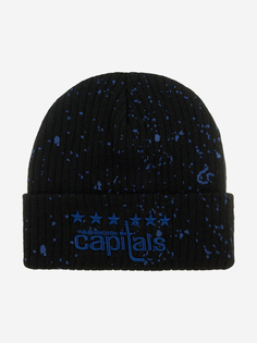 Шапка с отворотом MITCHELL NESS HCFK6021-WCAYYPPPBLCK Washington Capitals NHL (черный), Черный Mitchell&Ness