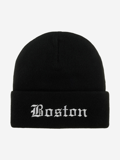 Шапка с отворотом MITCHELL NESS KN62ZBoston (черный), Черный Mitchell&Ness