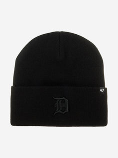 Шапка с отворотом 47 BRAND B-HYMKR09ACE-BKA Detroit Tigers MLB (черный), Черный 47