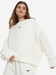 Джемпер флисовый женский оверсайз Nike, Бежевый