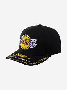 Бейсболка MITCHELL NESS HHSS6268-LALYYPPPBLCK Los Angeles Lakers NBA (черный), Черный Mitchell&Ness