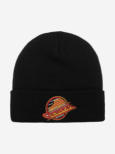 Шапка с отворотом AMERICAN NEEDLE 21019A-VAC Vancouver Canucks Cuffed Knit NHL (черный), Черный
