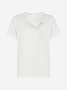 Футболка для девочек PUMA Metallic, Белый