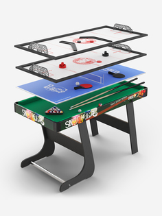 Игровой стол складной UNIX Line Трансформер 4 в 1 (125х63 cм), Мультицвет