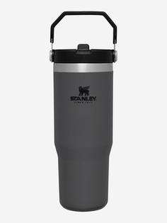 Термокружка Stanley IceFlow Flip Straw Tumbler, 890 мл, графит, Серый