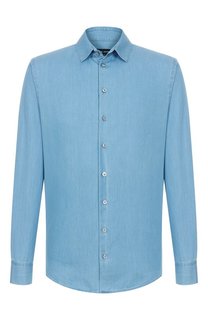 Хлопковая рубашка Giorgio Armani