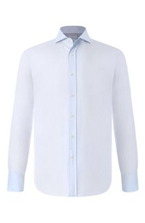 Хлопковая сорочка Brunello Cucinelli