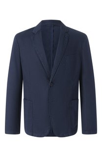 Пиджак изо льна и хлопка Giorgio Armani