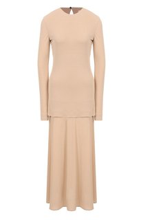 Платье из вискозы Jil Sander