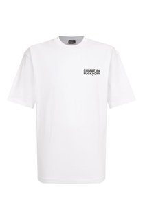 Хлопковая футболка Comme des Fuckdown