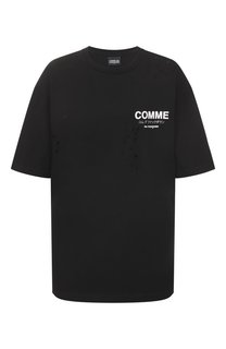 Хлопковая футболка Comme des Fuckdown