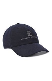 Хлопковая бейсболка Brunello Cucinelli