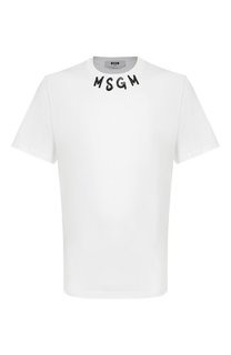 Хлопковая футболка MSGM