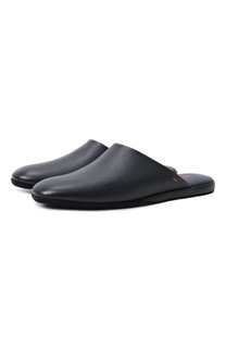 Кожаные домашние туфли Santoni