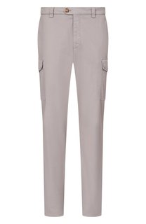 Хлопковые брюки-карго Brunello Cucinelli