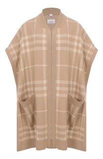 Кейп из шерсти и кашемира Burberry