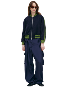 Куртка с лампасами на рукавах Dries Van Noten