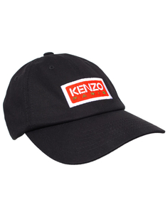 Черная кепка с логотипом Kenzo
