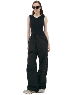 Черные брюки с логотипом Balenciaga
