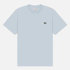 Мужская футболка Lacoste Classic Fit Embroidered Crocodile, цвет голубой, размер XXL