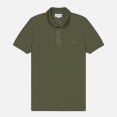 Мужское поло Lacoste Original L.12.12 Slim Fit, цвет оливковый, размер S