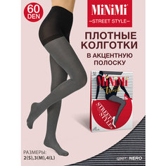 Колготки MiNiMi Street Style, 60 den, размер 3, nero