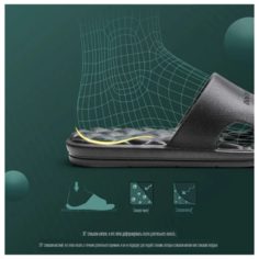 Шлепанцы Shoes Market, размер 42, черный