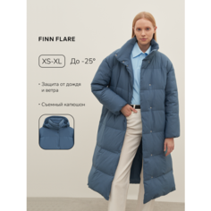 Куртка FINN FLARE Пуховик удлиненный, размер M, серо-голубой