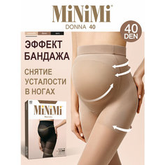 Колготки MiNiMi, 40 den, профилактический класс компресии, размер 2, caramello