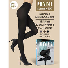Колготки MiNiMi Multifibra, 250 den, размер 2, nero