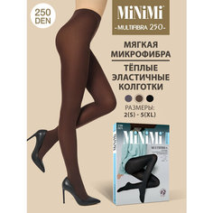 Колготки MiNiMi Multifibra, 250 den, размер 5, moka